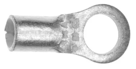 Produktfoto 1 von TE Connectivity Budget Ringkabelschuh, Unisoliert 22 AWG, 16 AWG max.AWG, aussen ø 5.54 mm, innen ø 3.68 mm, M3.5