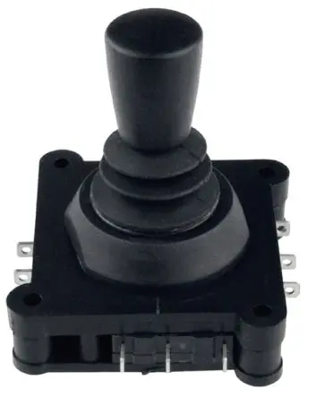 Produktfoto 1 von RS PRO CV4A Joystick, 2-Achsen Federrückstellung, 250 V ac / 5A, IP65 Griff Typ Knopf
