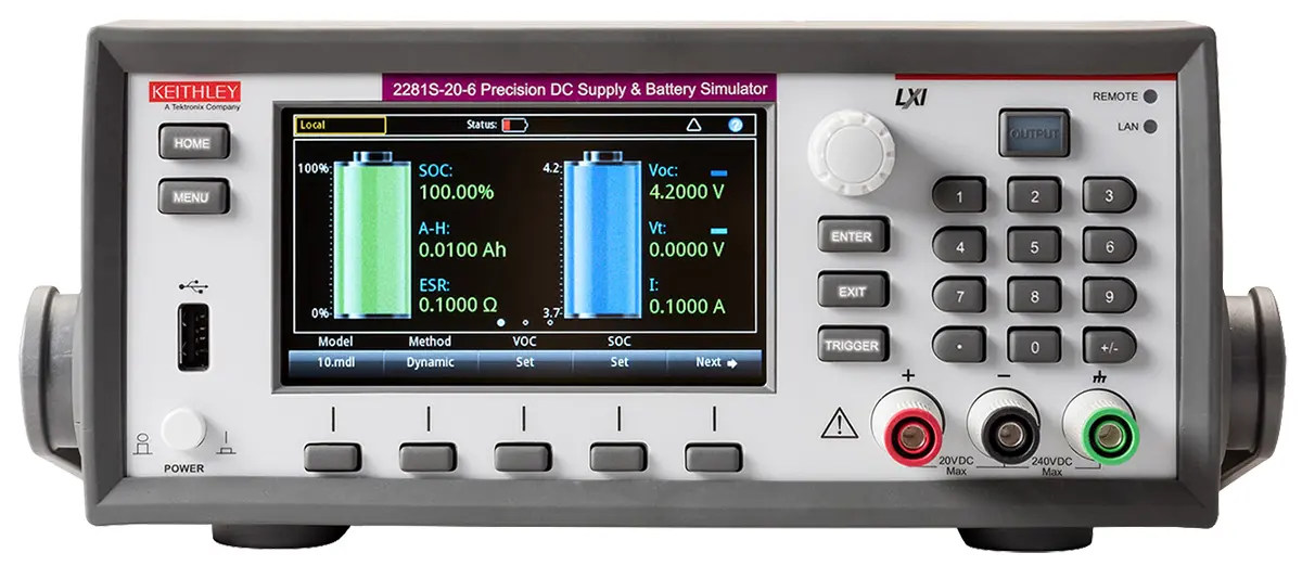 Produktfoto 1 von Keithley 2281S-20-6 3 in 1 Labornetzgerät 120W, 0 → 20V / 6A