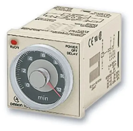 Produktfoto 1 von Omron H3CR Zeitrelais, DIN-Hutschiene 125 V dc 100V ac, 240 V ac, 0.05 s to 300 h, 2 Kont. 1, 2-poliger Umschalter