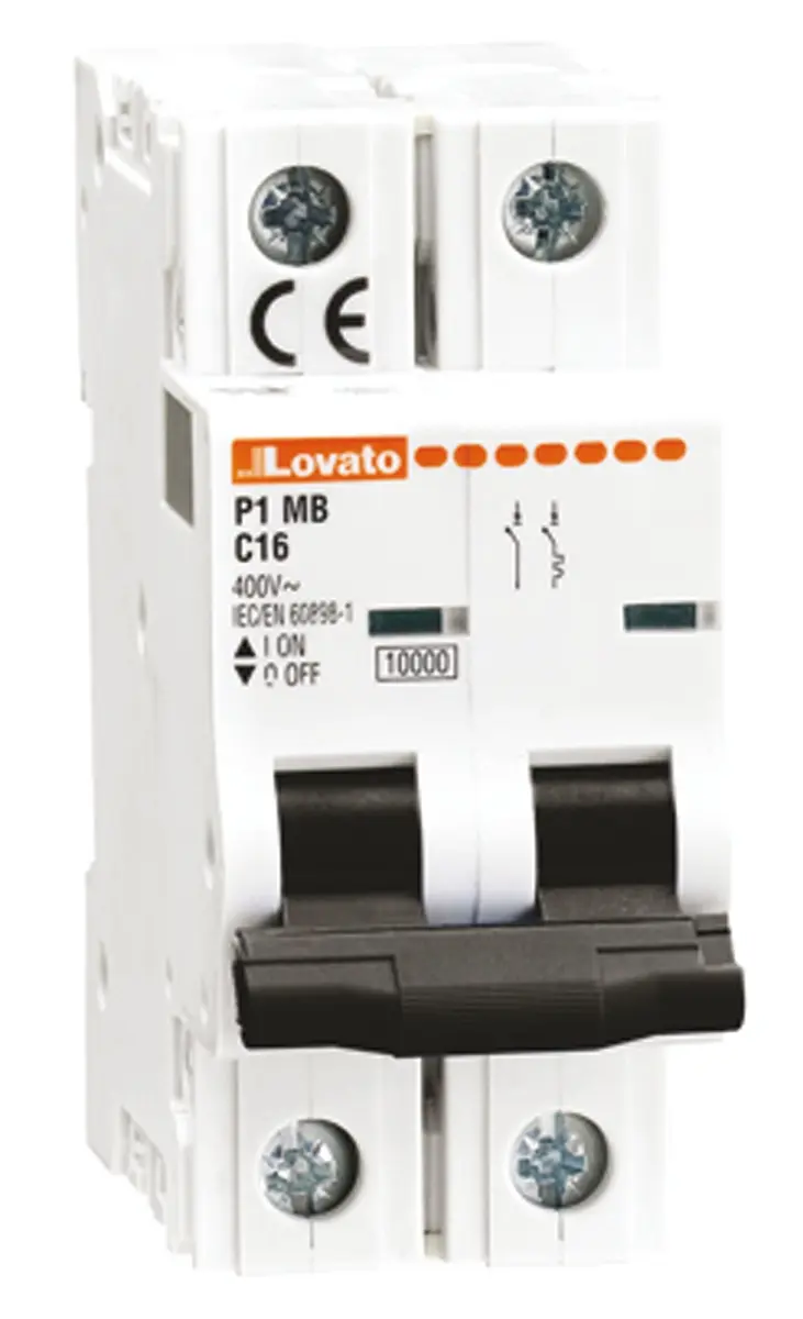 Lovato P1MB Miniaturüberlastschalter Typ C, Pol 1-polig 20 A 230 V ac, Abschaltvermögen 6 kA Modulo 60 V dc