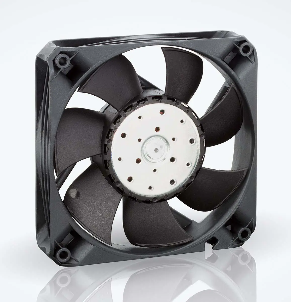 Produktfoto 1 von ebm-papst 4400 F Axiallüfter, Kugel, 24V dc / 8.3 W, 4850 U/min, 200 m³/h IP20 119 mm 25.4mm 25.4 mm