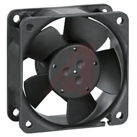 Produktfoto 1 von ebm-papst 600 N Axiallüfter, Kugel, 12V dc / 1.8 W, 5600 U/min, 43 m³/h 60 mm 25.4mm 25.4 mm