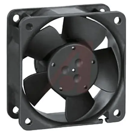 Produktfoto 1 von ebm-papst 600 N Axiallüfter, Kugel, 12V dc / 2.9 W, 6800 U/min, 56 m³/h 60 mm 25.4mm 25.4 mm