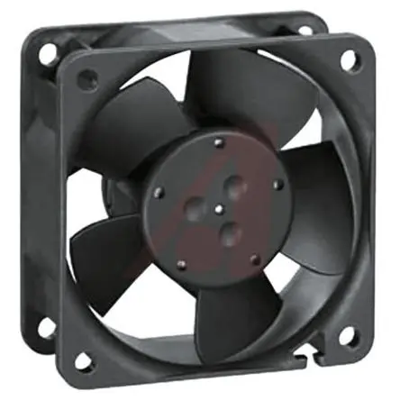 Produktfoto 1 von ebm-papst 600 N Axiallüfter, Kugel, 12V dc / 800 mW, 4100 U/min, 35 m³/h 60 mm 25.4mm 25.4 mm
