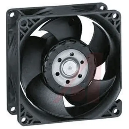 Produktfoto 1 von ebm-papst 8200 J Axiallüfter, Kugel, 24V dc / 26 W, 12000 U/min, 190 m³/h IP68 80 mm 38mm 38 mm