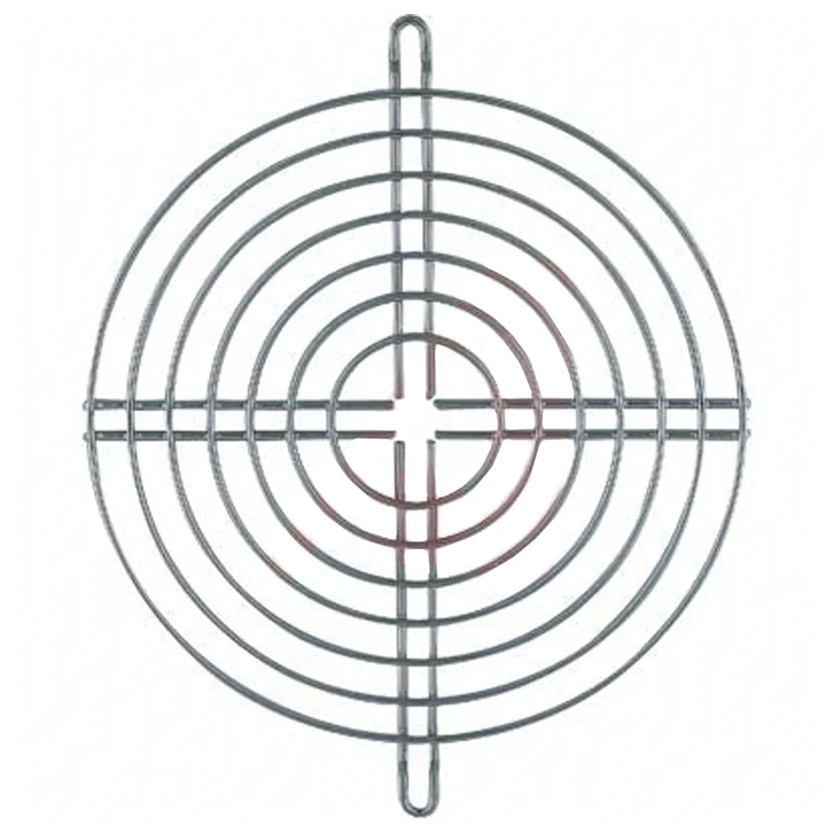 Produktfoto 1 von ebm-papst LZ27 Fingerschutz, Gr. 150 mm, Metall, Schraublochabstand 162.05 mm 154.4 mm, Grau 154.4 mm