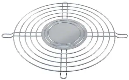 Produktfoto 1 von ebm-papst Fingerschutz, Gr. 150 mm, Metall, Schraublochabstand 167.5 mm 152 mm, Grau 152mm 5 mm