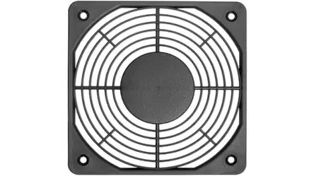 Produktfoto 1 von ebm-papst LZ30P Fingerschutz, Gr. 119 x 119 mm, Kunststoff, Schraublochabstand 104.8 mm 127 mm, Schwarz 127mm 6.5 mm
