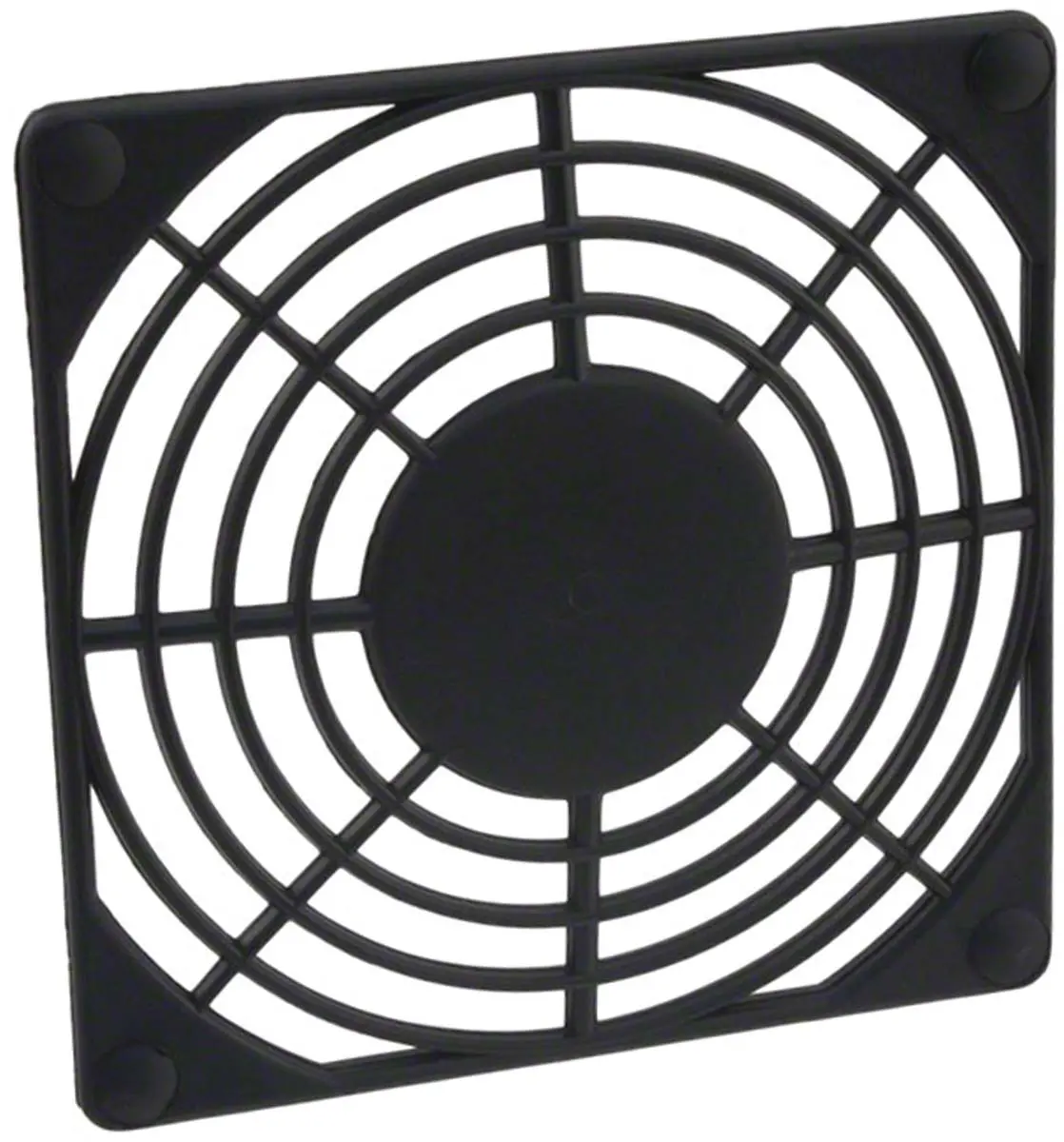 Produktfoto 1 von ebm-papst LZ32-3 Fingerschutz, Gr. 80 mm, Kunststoff, Schraublochabstand 71.5 mm 80 mm 80 mm 7 mm