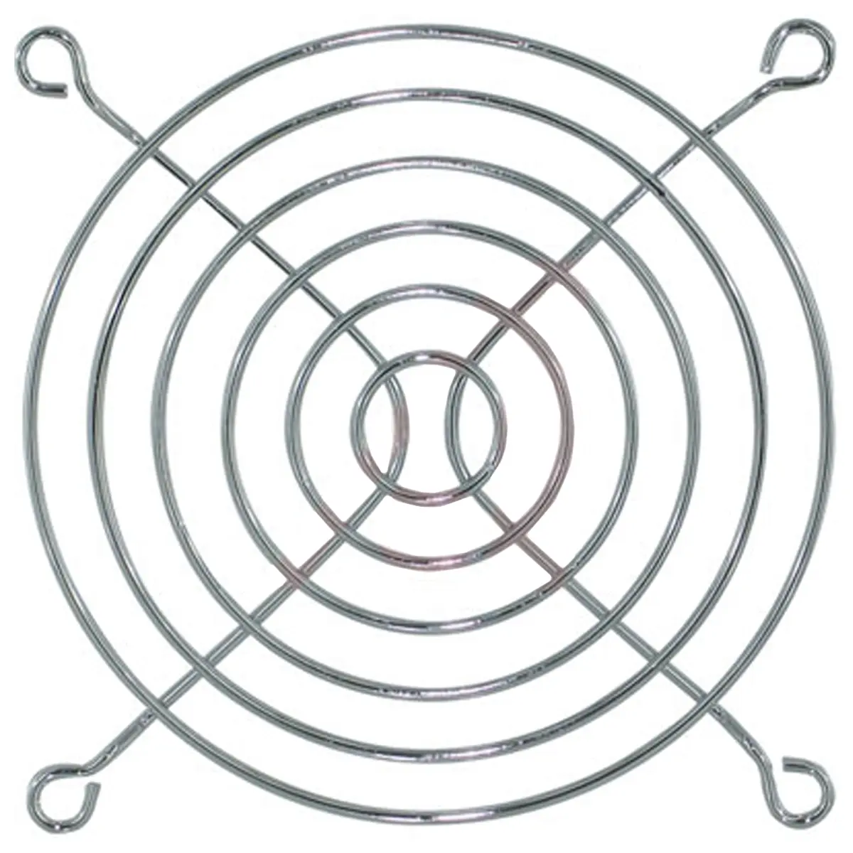 Produktfoto 1 von ebm-papst LZ23 Fingerschutz, Gr. 92 mm, Metall, Schraublochabstand 82.42 mm 121 mm, Grau 121 mm 5 mm