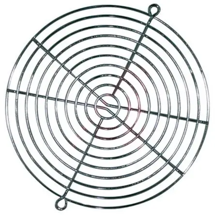 Produktfoto 1 von ebm-papst LZ24 Fingerschutz, Gr. 150 mm, Metall, Schraublochabstand 162.05 mm 161.9 mm, Silber 161.9mm 4.5 mm