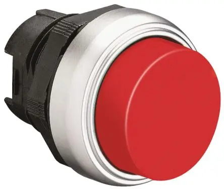Produktfoto 1 von Lovato Platinum Drucktastenkopf Ø 22 mm, Rot Federrückstellung Verlängert Rund Kunststoff, IP66