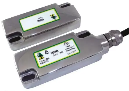 Produktfoto 1 von IDEM WMR Magnetisch M12 Berührungsloser Sicherheitsschalter 24V dc aus Edelstahl 316, 2 Öffner, Magnetisch Betätiger