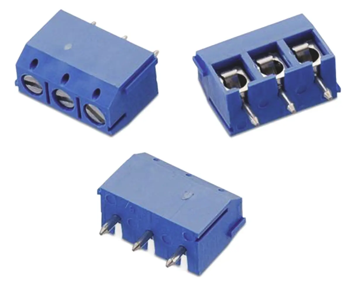 Produktfoto 1 von Wurth Elektronik 102 Printklemme Gerade, 3-polig / 1-reihig, Raster 5 mm
