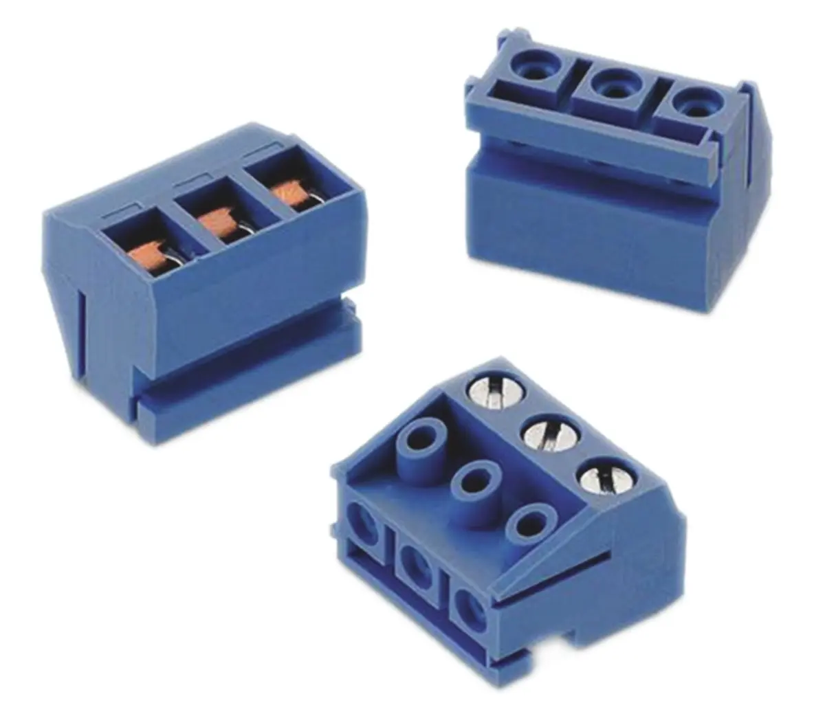 Würth Elektronik 301 Printklemme / Buchse Gerade Kabelmontage 3-polig / 1-reihig, Raster 5mm
