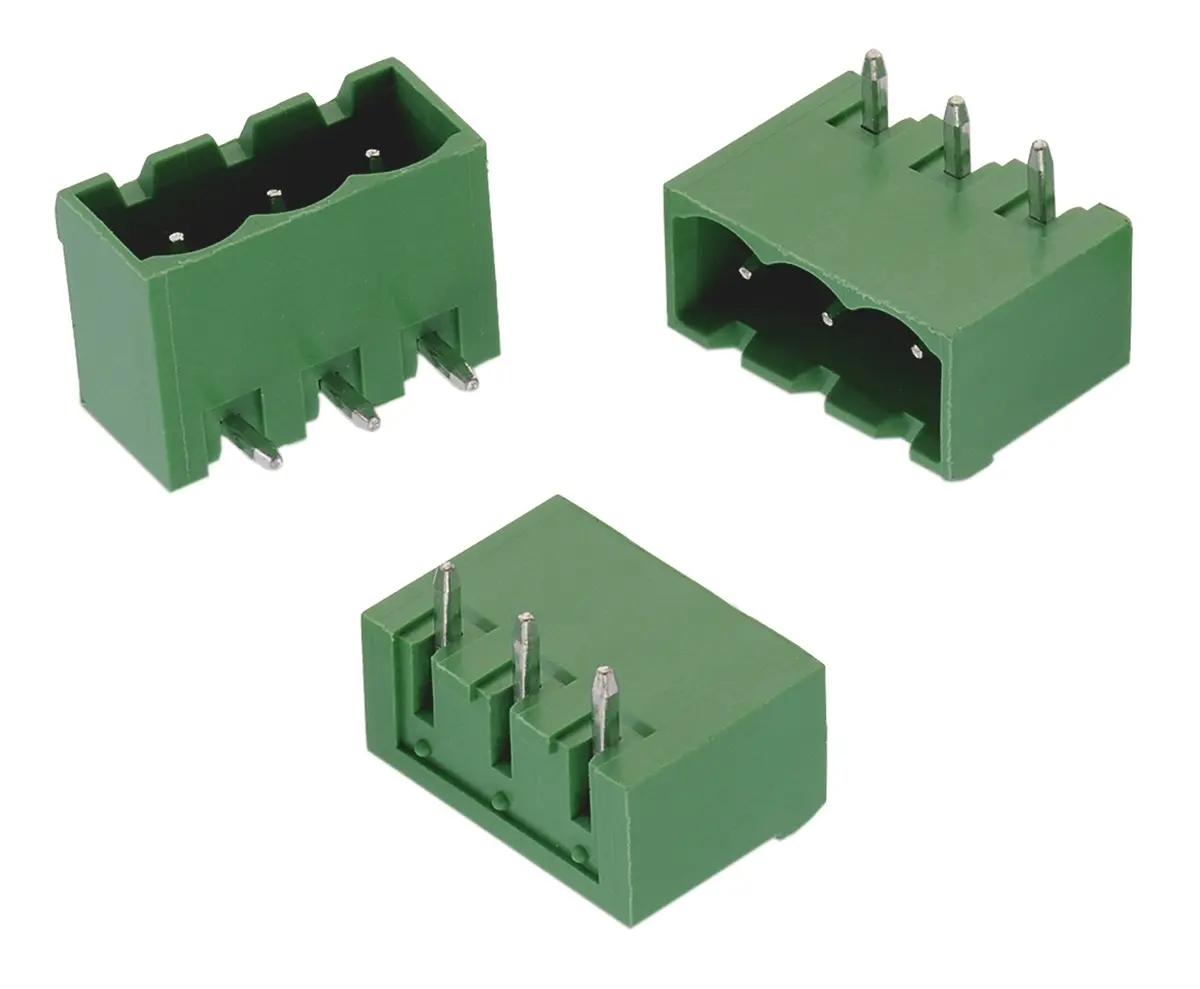 Produktfoto 1 von Wurth Elektronik 313 Steckbarer Klemmenblock Header 3-Kontakte 5.08mm-Raster Gerade
