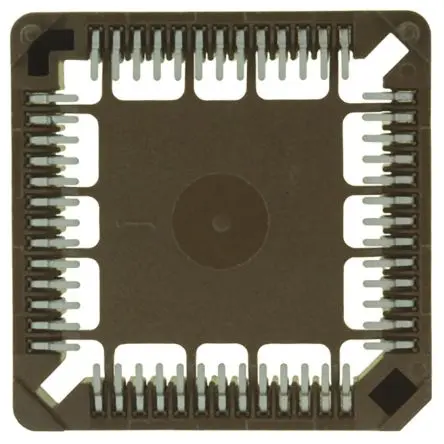 Produktfoto 1 von 3M IC-Buchse SOIC-Gehäuse Oberfläche PLCC-Buchse 1.27 mm Raster 52-polig 4-reihig Gerade