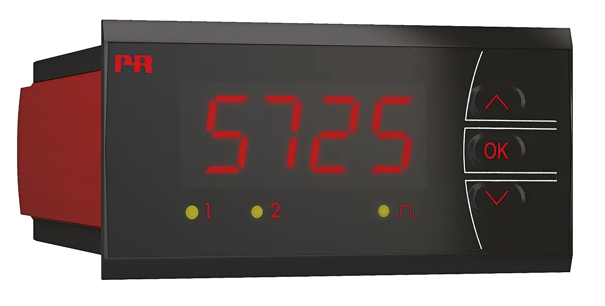 Produktfoto 1 von PR Electronics 5700 LED Digitales Frequenzmessgerät für Frequenz H 44.5 mm B 91.5 mm 4-Stellen T. 120 mm 13.8 mm