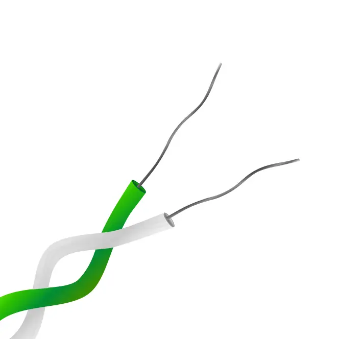 Produktfoto 1 von RS PRO Ungeschirmt 1/0,2mm PTFE-isoliert Thermoelement Kabel/Draht für Thermoelement Typ K, L. 10m, max. +260°C