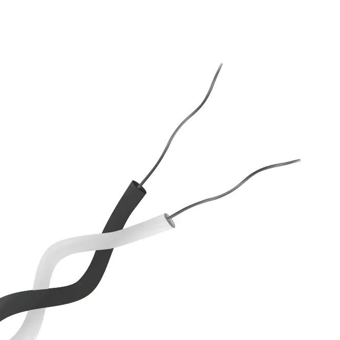 Produktfoto 1 von RS PRO Ungeschirmt 7/0,2mm PTFE-isoliert Thermoelement Kabel/Draht für Thermoelement Typ J, L. 25m, max. +260°C