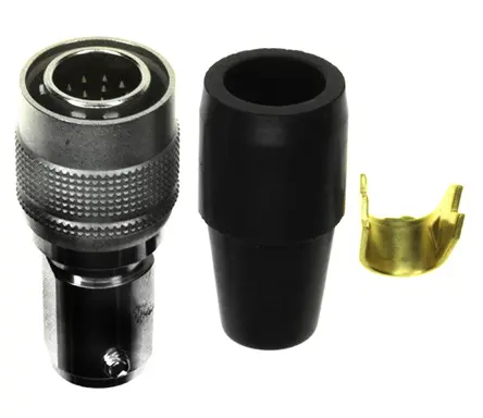 Produktfoto 1 von Hirose HR10 10 Miniature Rundsteckverbinder Stecker 12-polig Buchse 2A Kabel