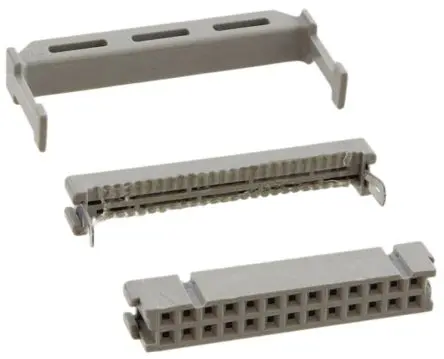 Produktfoto 1 von 3M 3000 IDC-Steckverbinder Buchse, Gerade, 26-polig Kabel / 2-reihig, Raster 2.54 mm