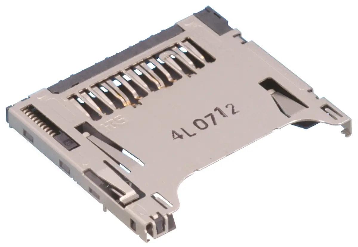 Hirose DM2 MiniSD Steckverbinder für Speicherkarten Buchse, 11-polig / 1-reihig, Raster 1.3 mm