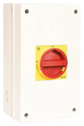 Produktfoto 1 von Kraus & Naimer KG Trennschalter 6-polig Oberfläche 63A 11 kW Schwarz IP66, IP67 3-phasig