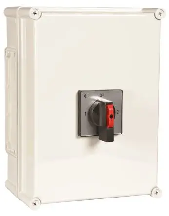 Produktfoto 1 von Kraus & Naimer KG10 Trennschalter 4-polig Oberfläche 100A 30 kW Schwarz IP66 3-phasig