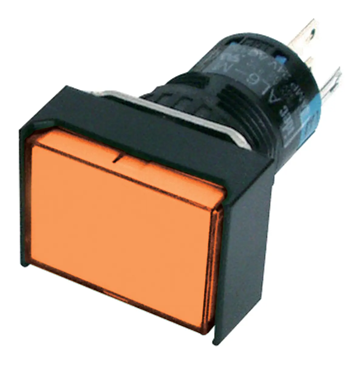 Produktfoto 1 von Idec AL Druckschalter Gelb Beleuchtet Tastend Panel Ø 16 mm, 1-poliger Umschalter / 1 A 250 V ac, IP65