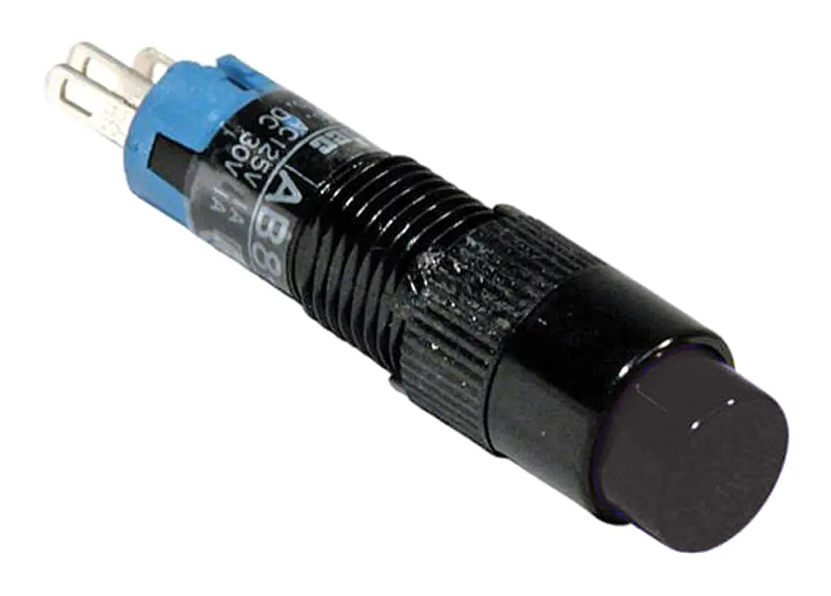 Produktfoto 1 von Idec AB Druckschalter Tastend Panel Ø 8 mm, 1-poliger Umschalter / 1 A 250 V ac, IP40