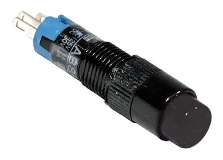 Produktfoto 1 von Idec AB Druckschalter Tastend Panel Ø 8 mm, 1-poliger Umschalter / 1A 250 V ac, IP40