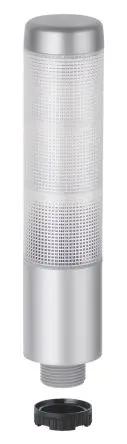 Produktfoto 1 von Werma Kompakt 37 LED Signalturm Summer 3-stufig Linse Rot, Grün, Klar, Gelb 24V ac/dc Dauer Basis, Bohrung, Halterung