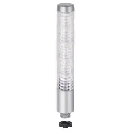 Produktfoto 1 von Werma Kompakt 37 LED Signalturm Summer 5-stufig Linse Mehrfarbig 24V ac/dc Dauer Bohrung, Halterung, Basis 242.5 mm