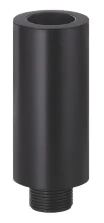 Produktfoto 1 von Werma Kompakt 37 Adapterwelle Schwarz, für Signalturm Kompakt 37, Verlängerungsrohr, LED