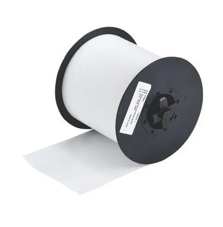 Produktfoto 1 von Brady Etikette auf Rolle B. 101.6 mm für MiniMark 1 pro Paket auf Weiß 101.6 m Weiß Beschichtet Vinyl