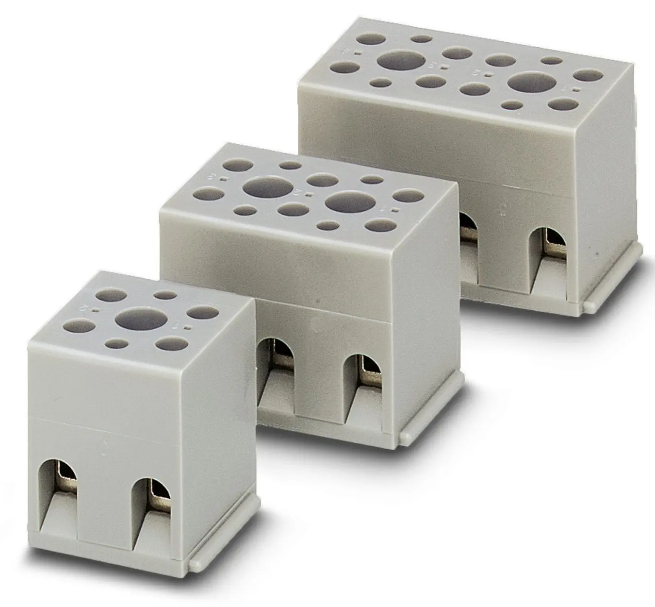 Produktfoto 1 von Phoenix Contact G 5/3-EX Anschlussklemmenblock 1 Grau, 4 mm²