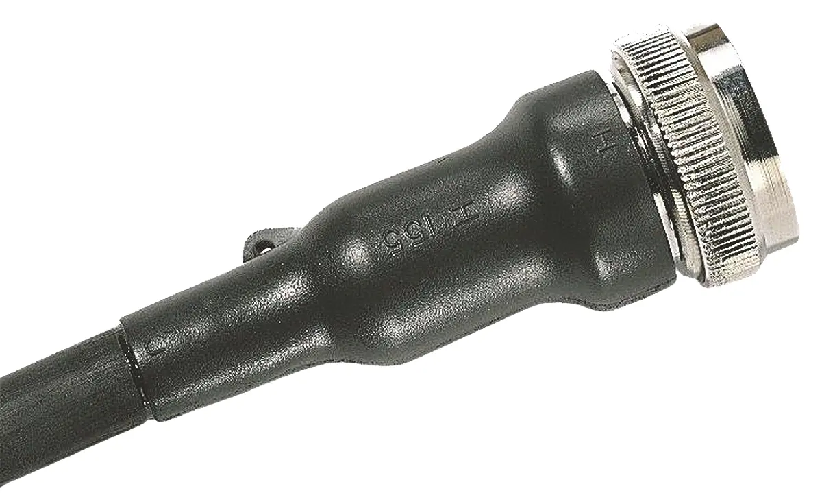 HellermannTyton 100 Wärmeschrumpfschlauch, Kabelmuffe, Flüssigkeit resistentes Elastomer Haftrücken, Schwarz 31 mm,