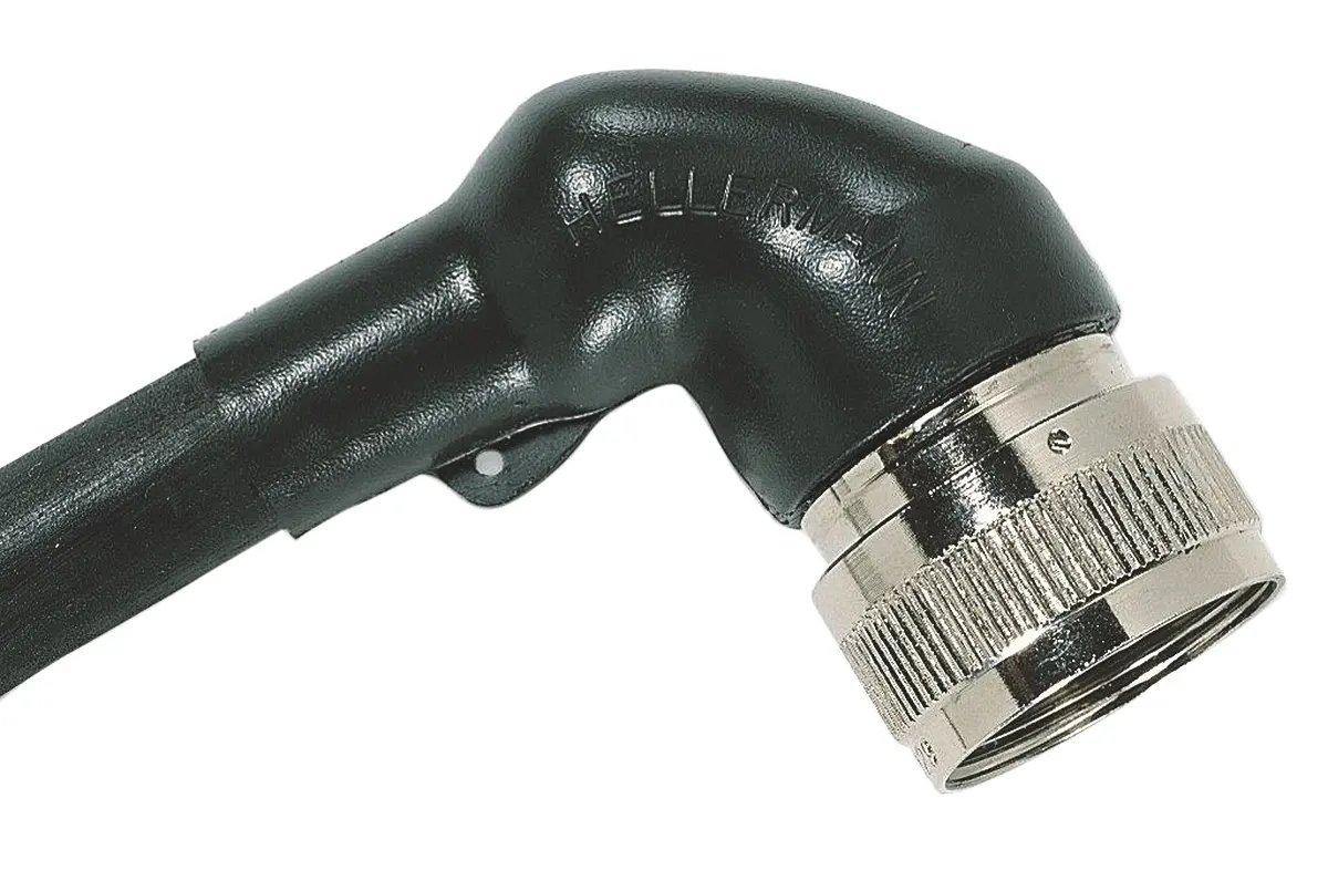 HellermannTyton 1100 Wärmeschrumpfschlauch, Kabelmuffe, Flüssigkeit resistentes Elastomer Haftrücken, Schwarz 30 mm,