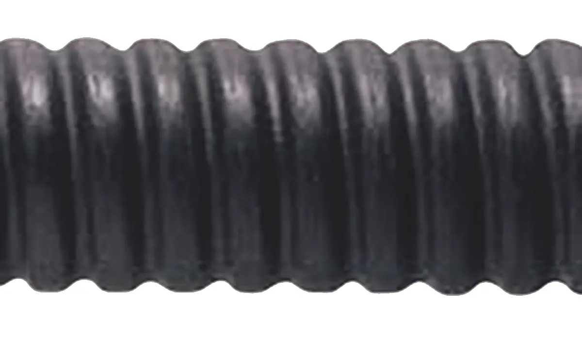 Produktfoto 1 von Adaptaflex SP Leerrohr verzinkter Stahl, Ø 20mm nom. flexibel, Schwarz A ø 21.5mm I ø 16.9mm x 50m , mit IP-Schutzklasse