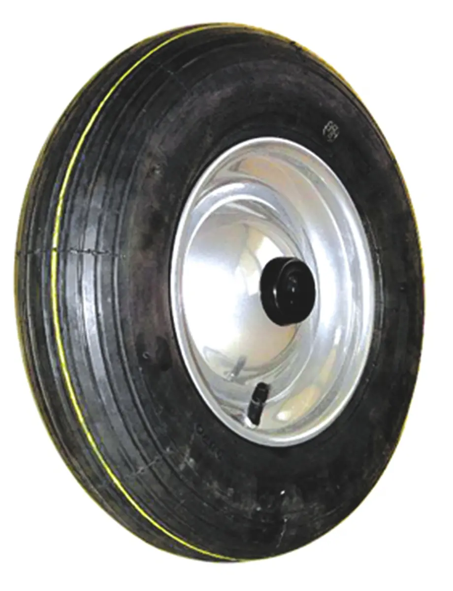 Produktfoto 1 von Guitel Hervieu Rollwagenrolle Schwarz, Grau, Mat. Gummi, 75 kg Ø 200 mm, B. 50 mm