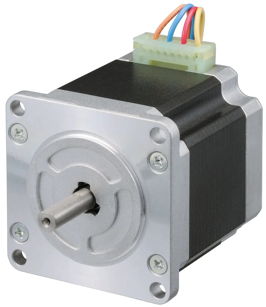Produktfoto 1 von Sanyo Denki 103H7  Hybrid 1.8° Schrittmotor 24 V / 2 A 1.0Nm 4-adrig, 56 x 56mm Wellen-Ø 6.35mm