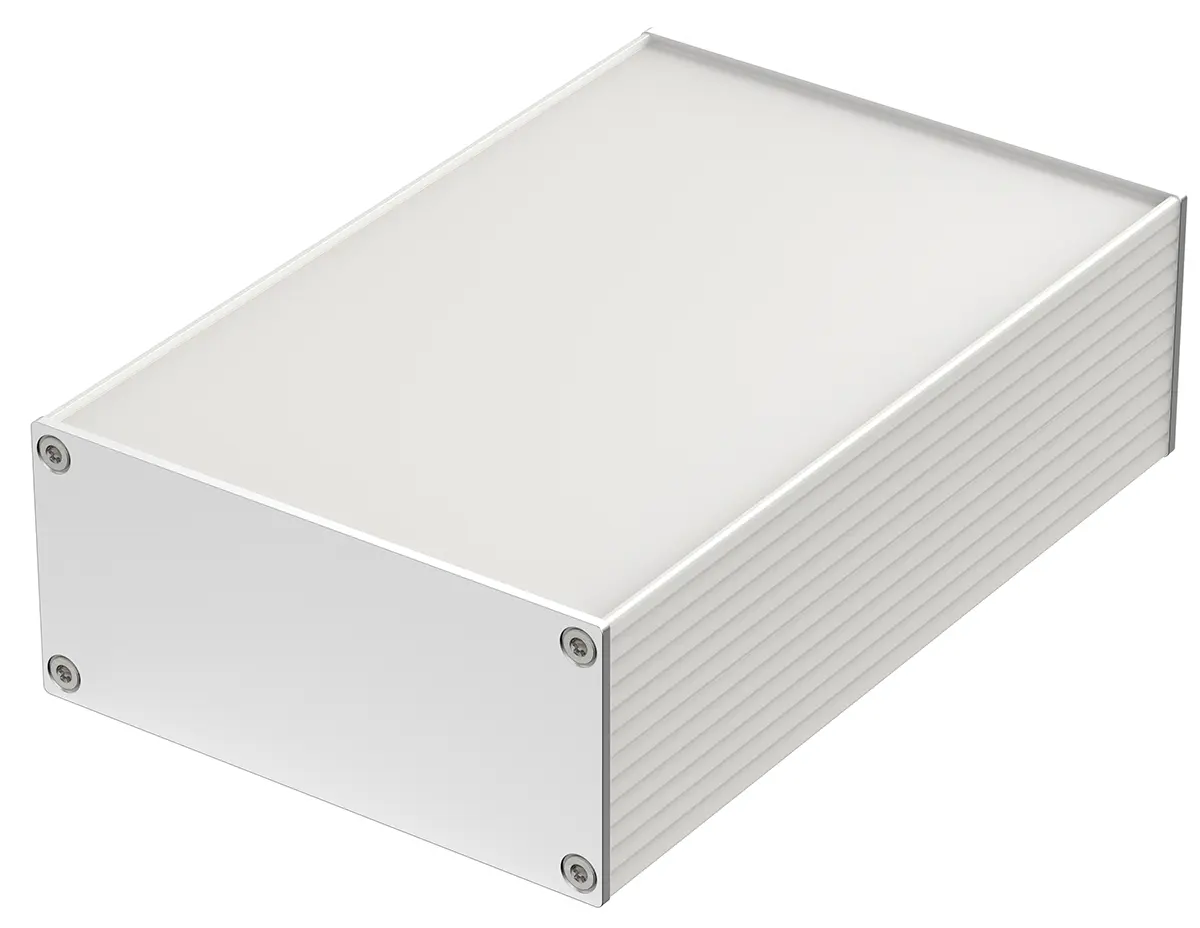 Produktfoto 1 von Bopla Filotec (Set); Gehäuse; Aluminium; Silber IP40 Breite 105 mm Höhe 48 mm Länge 160 mm