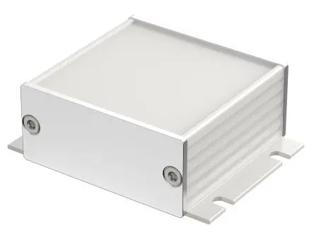 Produktfoto 1 von Bopla Filotec (Set); Gehäuse; Aluminium; Silber Geflanscht IP40 Breite 55.3 mm Höhe 24.4 mm Länge 50 mm