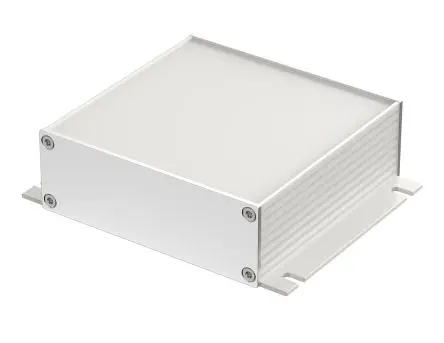 Produktfoto 1 von Bopla Filotec (Set); Gehäuse; Aluminium; Silber Geflanscht IP40 Breite 105 mm Höhe 36 mm Länge 100 mm