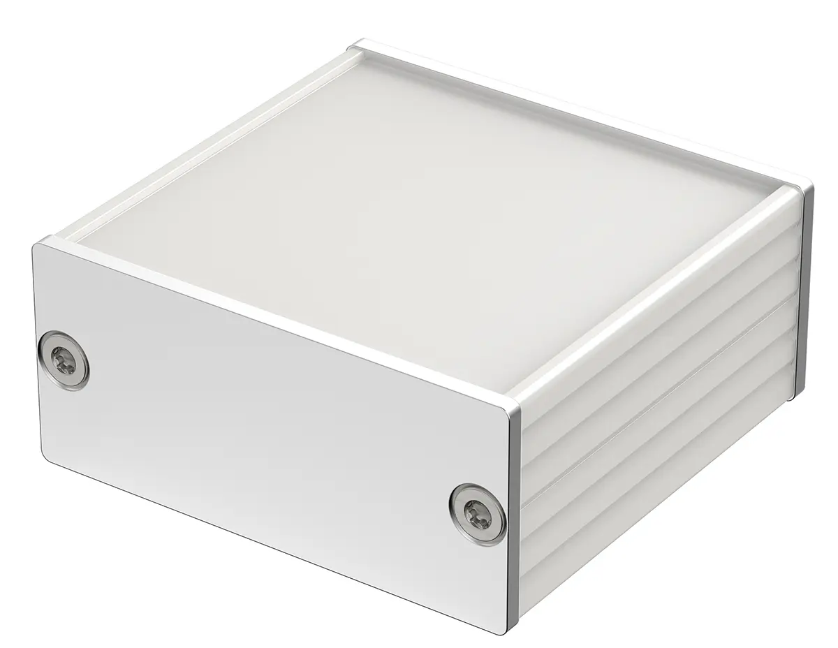 Produktfoto 1 von Bopla Filotec (Set); Gehäuse; Aluminium; Silber IP40 Breite 55.3 mm Höhe 24.4 mm Länge 50 mm