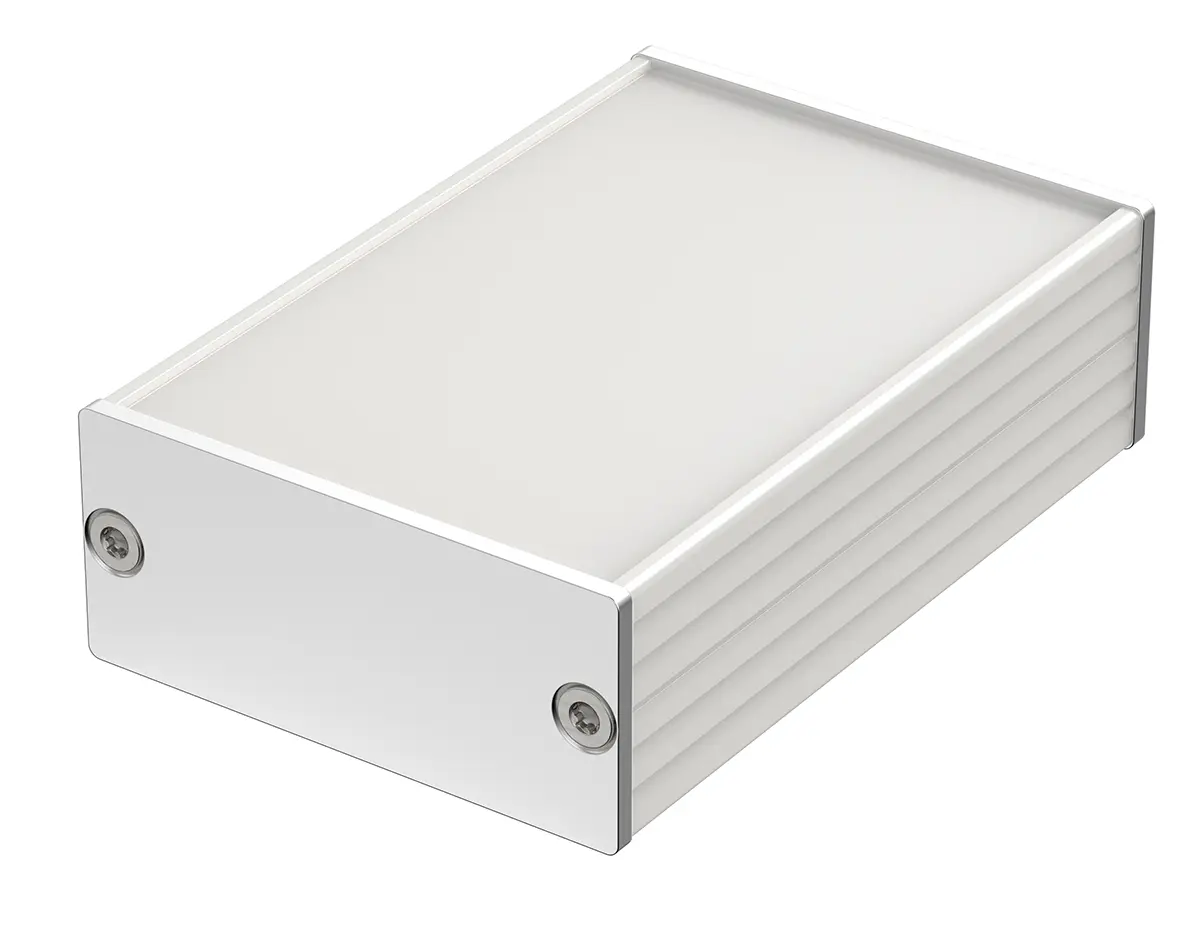 Produktfoto 1 von Bopla Filotec (Set); Gehäuse; Aluminium; Silber IP40 Breite 55.3 mm Höhe 24.4 mm Länge 80 mm