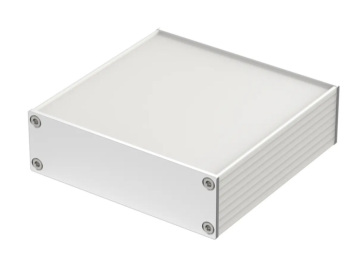 Produktfoto 1 von Bopla Filotec (Set); Gehäuse; Aluminium; Silber IP40 Breite 105 mm Höhe 32 mm Länge 100 mm