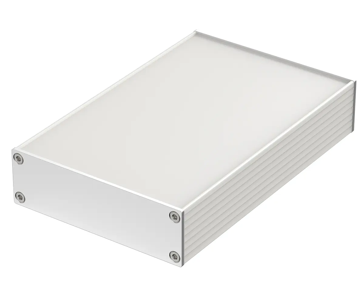 Produktfoto 1 von Bopla Filotec (Set); Geh��use; Aluminium; Silber IP40 Breite 105 mm Höhe 32 mm Länge 160 mm